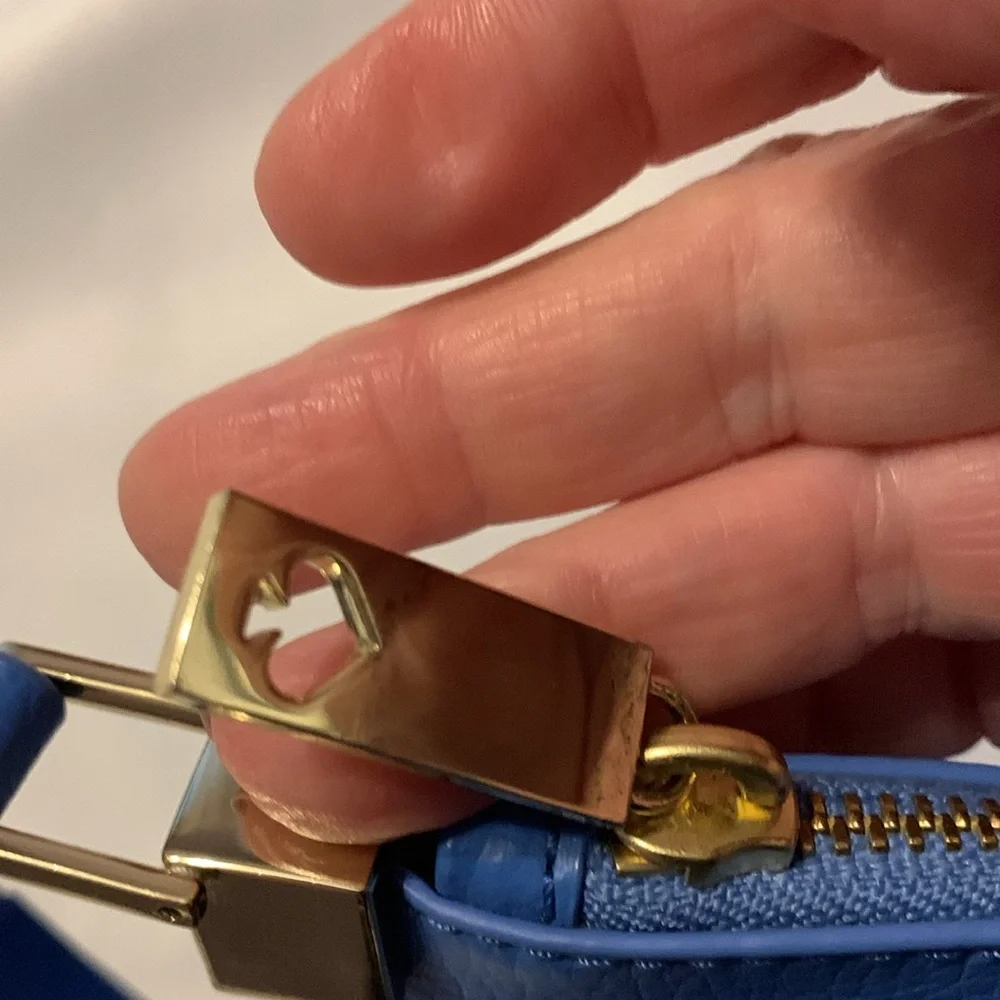Kate Spade Foster Court Pepper, Alice Blue Leather Crossbody